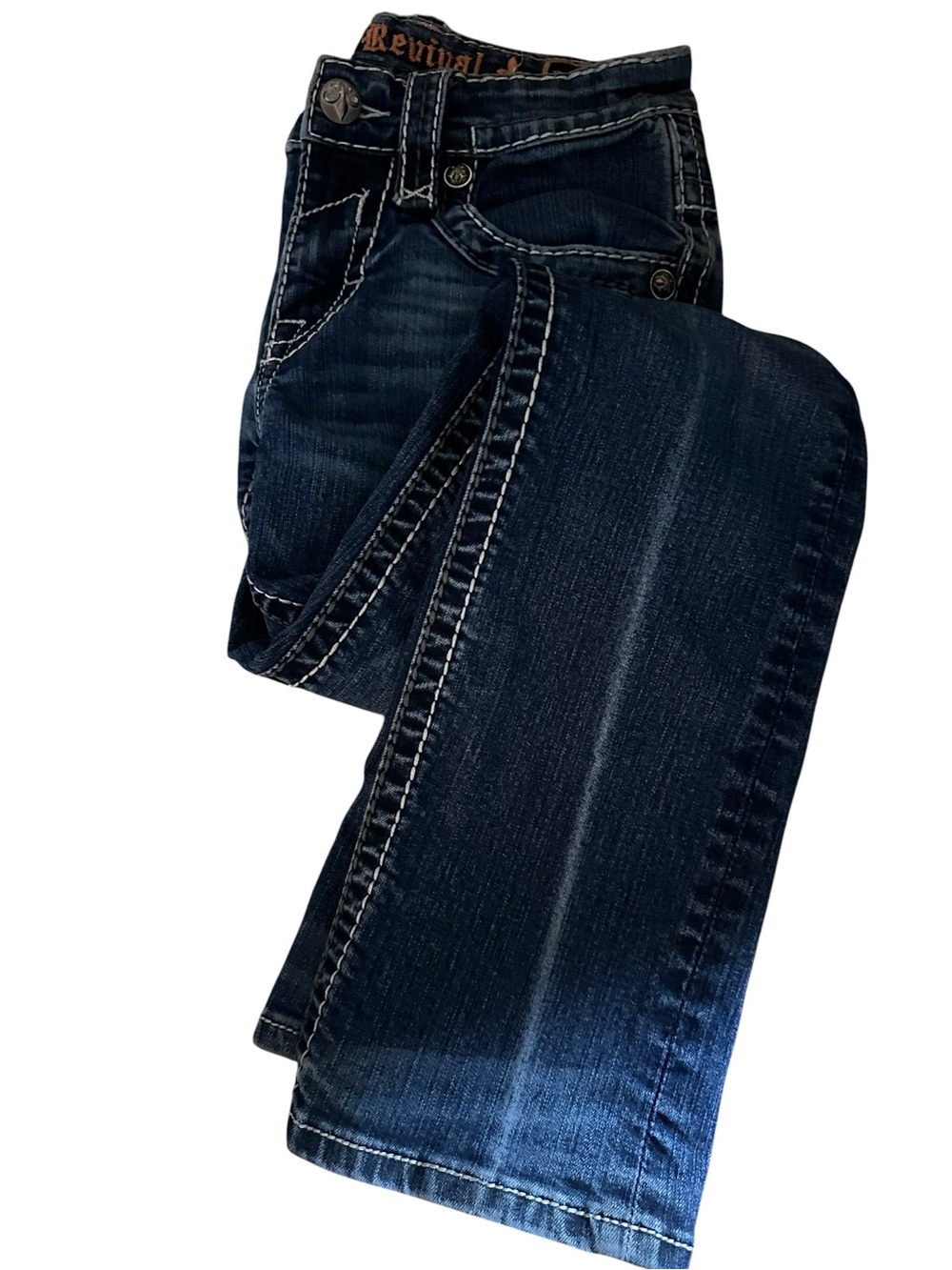 Rock Revival | Mens Prevo Slim Straight Jeans | 29 - Picture 3 of 5